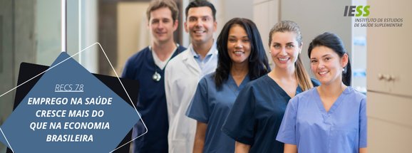 Emprego na saúde cresce mais do que na economia brasileira e atinge 5,27 milhões de vínculos formais