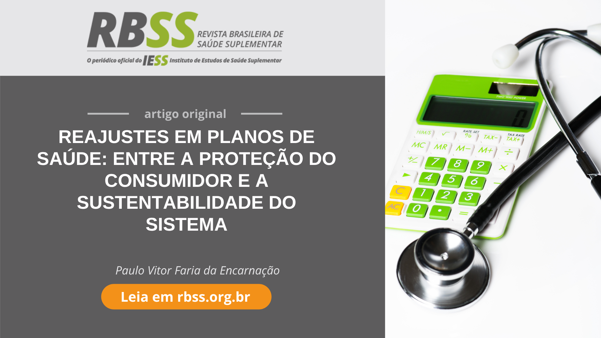 RBSS: reajuste de planos