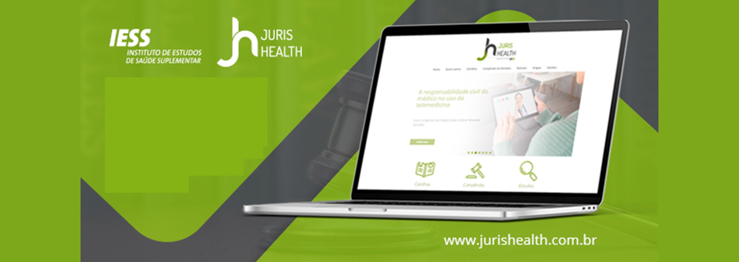 Juris Health: Plataforma de conteúdos jurídicos